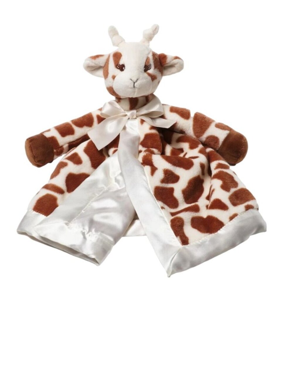 New Patches Snuggler Lovey Giraffe Plush Security Blanket 15" Bearington Baby To - Picture 3 of 6